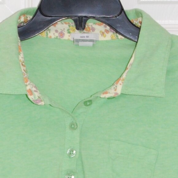 Old Navy Women Size L, Bright Green Shirt - Picture 3 of 5